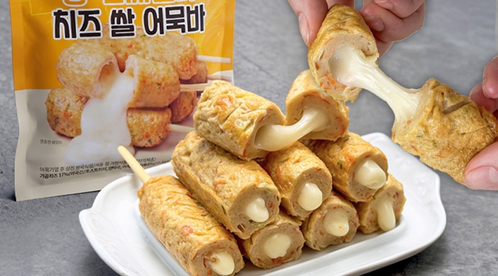 통 모짜렐라 쌀어묵바 4팩(8개입)