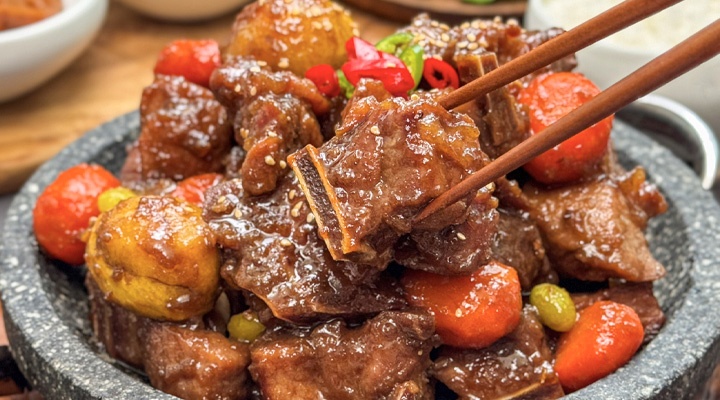 한돈궁중갈비찜600g 4팩